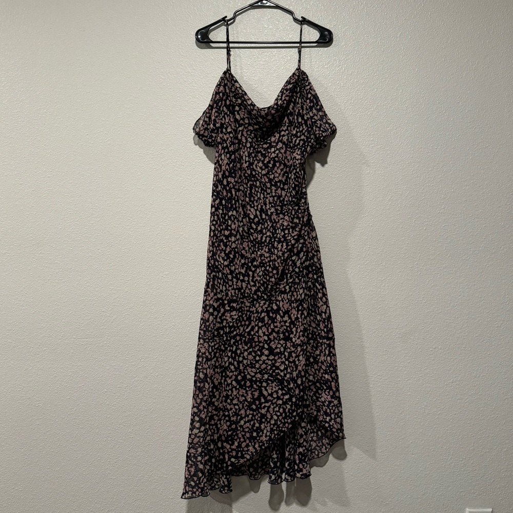 New Without Tags Navy Peek A Boo Shoulder Dress -  XL